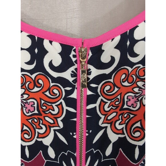 Eliza J Colorful Moroccan Medallion Colorful Sheath Career Dress Women's Size 10 - Picture 11 of 16